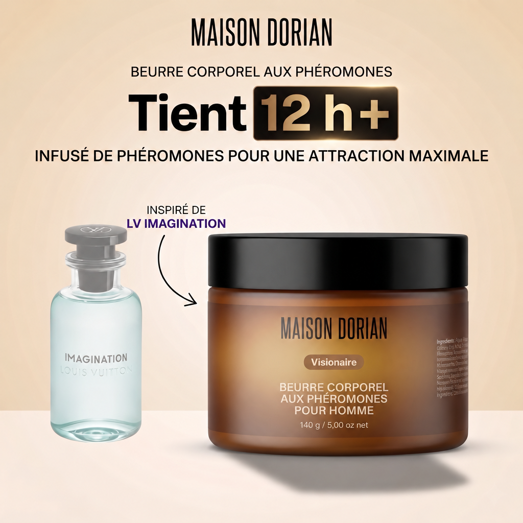 Visionaire - Maison Dorian, beurre corporel aux phéromones pour homme